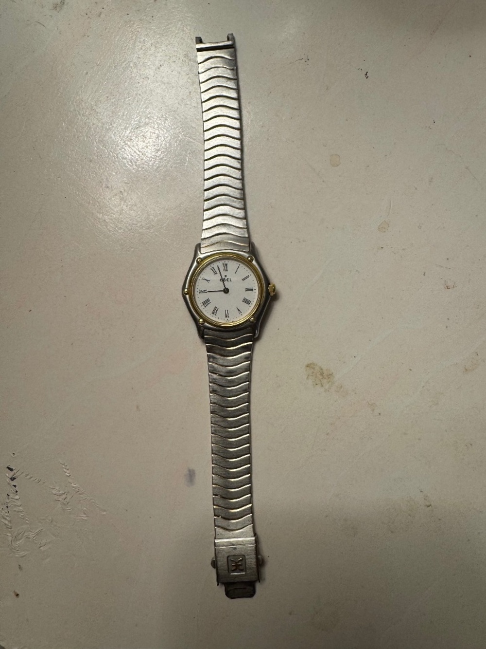 Ebel Classic Swiss Wave 18K/SS  Swiss Quartz Needs Battery